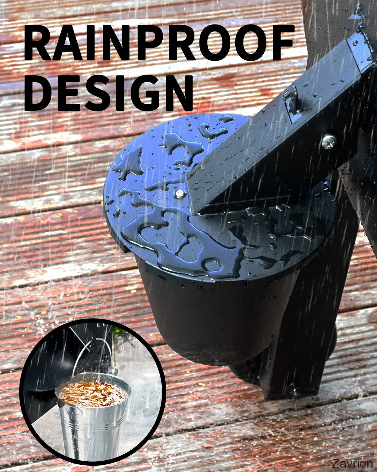 Upgraded Grease Bucket with Lid & Silicone Liner – Father’s Day Gift
