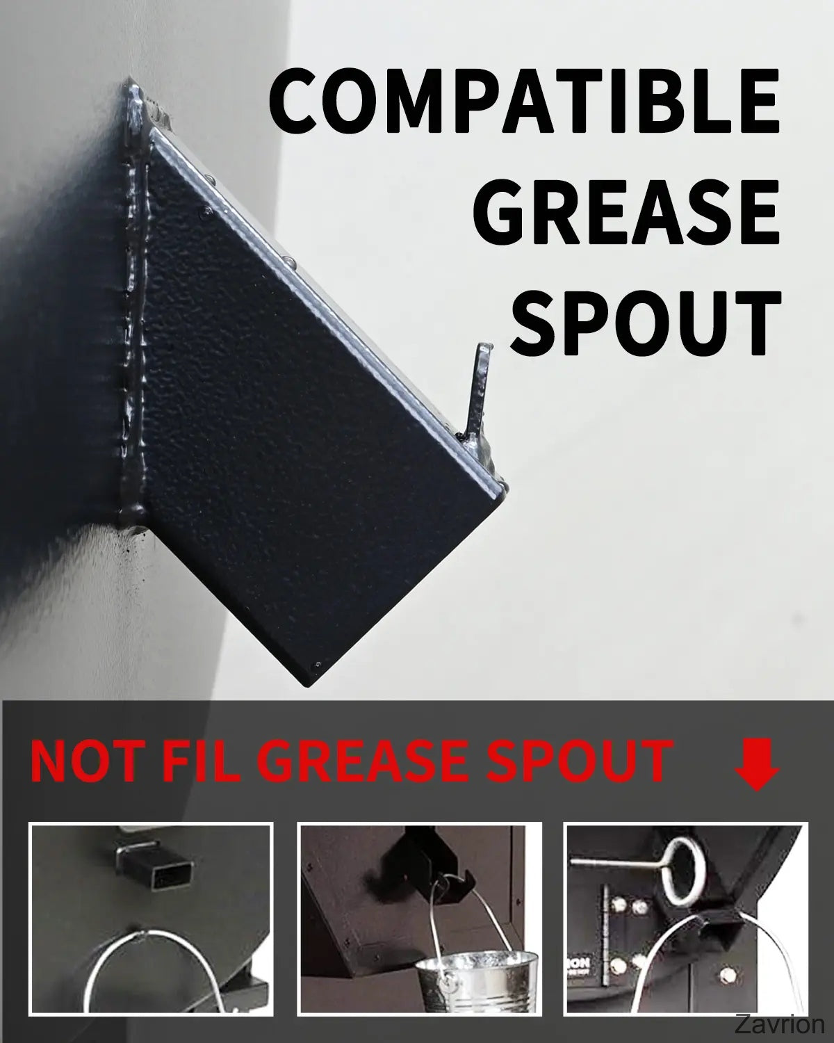 Upgraded Grease Bucket with Lid & Silicone Liner – Father’s Day Gift